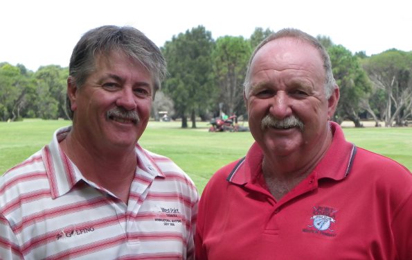 Combatants Greg Kent and Ron Hall