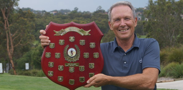 NSW Veteran Matchplay 2015  champion Wayne Gill at Charlestown Golf Club