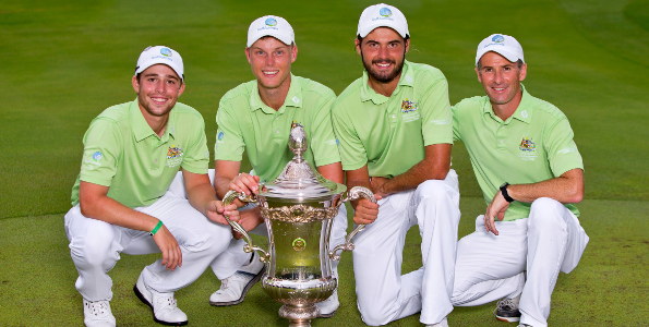 Young Aussie amateur golfers 2016 world champions