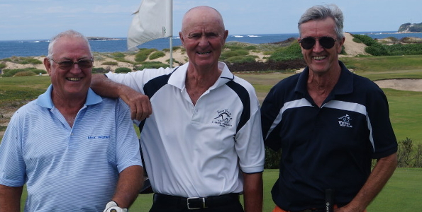 Competitors at the 2015 NSW Veteran Matchplay Championship at Belmont Golf Club