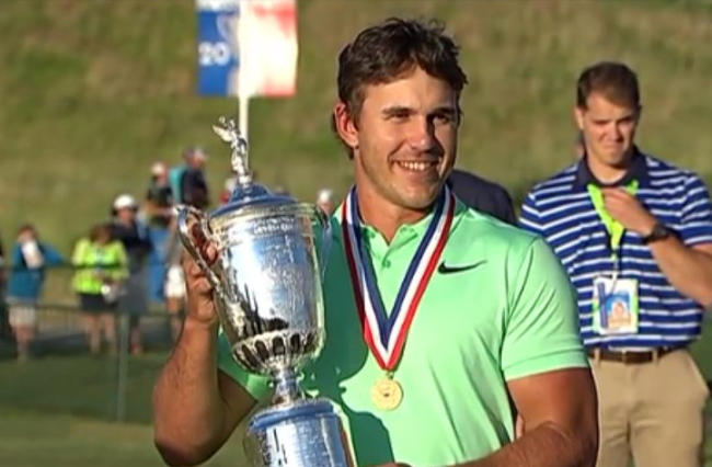 Brooks Koepka’s dominating 2017 US Open win makes him 7th straight major newbie