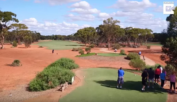New drone footage of Nullarbor Links: The world’s longest golf course