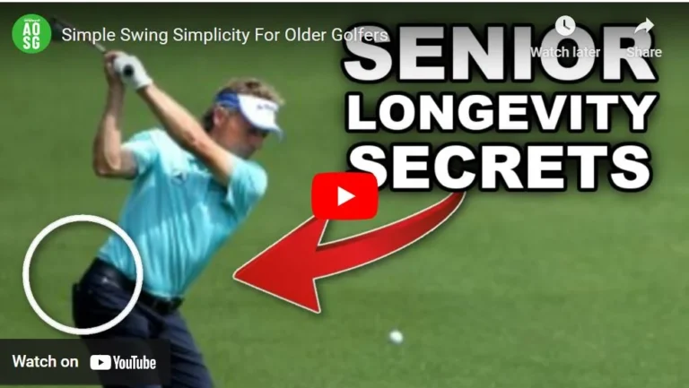Simple Swing Simplicity For Older Golfers: The Bernhard Langer way