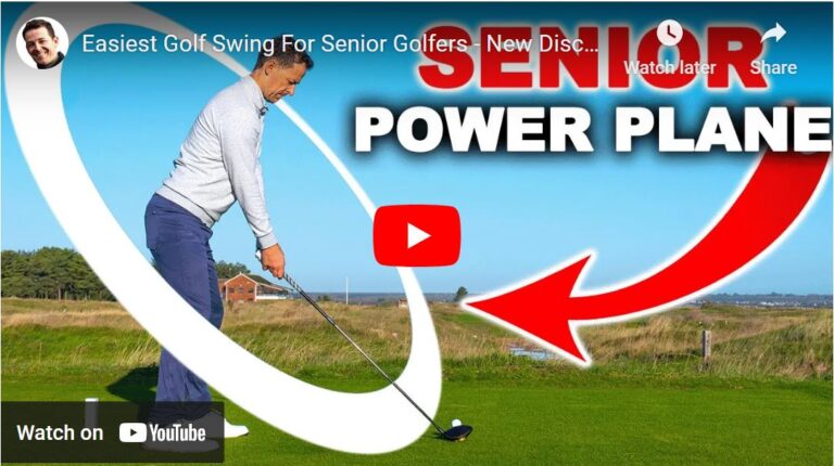 Senior Golfer Power Swing Plane: ‘Throwing the hammer’