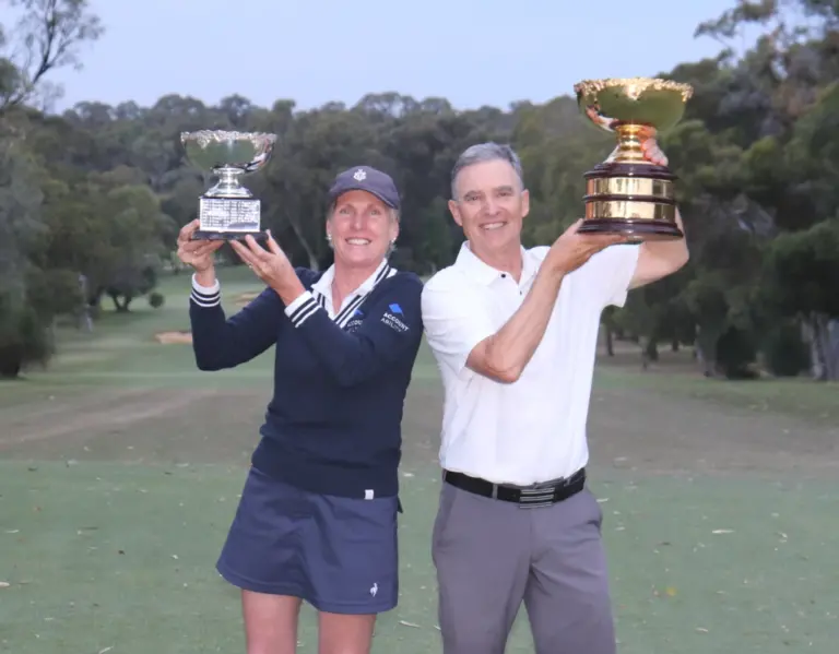 The ‘Walking Stick Trophy’ reborn with top NSW and Vic senior golfers to face off