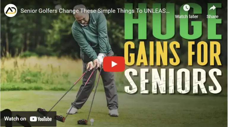 Some simple changes for senior golfers to “play great golf”