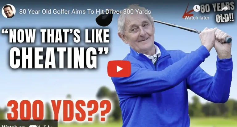 80 Year Old Golfer Aims To Hit Driver 300 Yards | Sure why not?